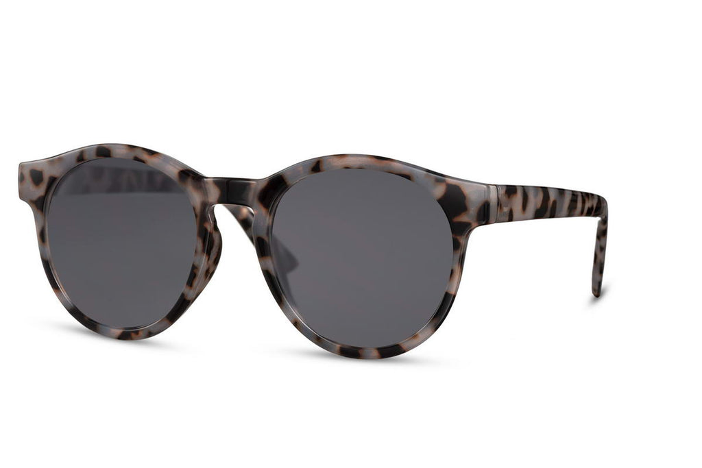 Gafas de Sol Rounded Classic - Gray Leopard Print