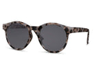 Cargar imagen en el visor de la galería, Gafas de Sol Rounded Classic - Gray Leopard Print
