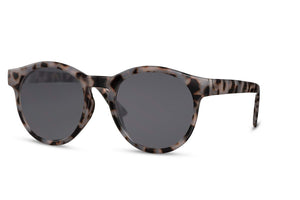 Gafas de Sol Rounded Classic - Gray Leopard Print