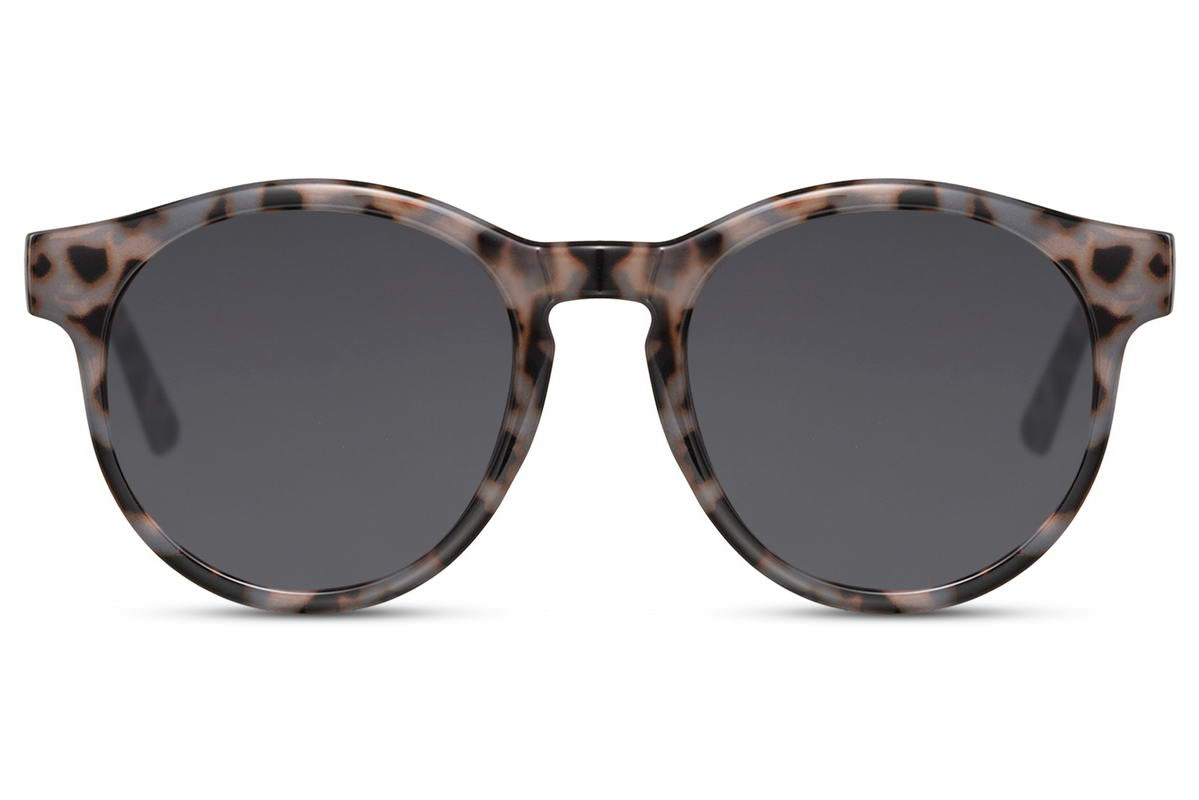 Gafas de Sol Rounded Classic - Gray Leopard Print Costa Rica